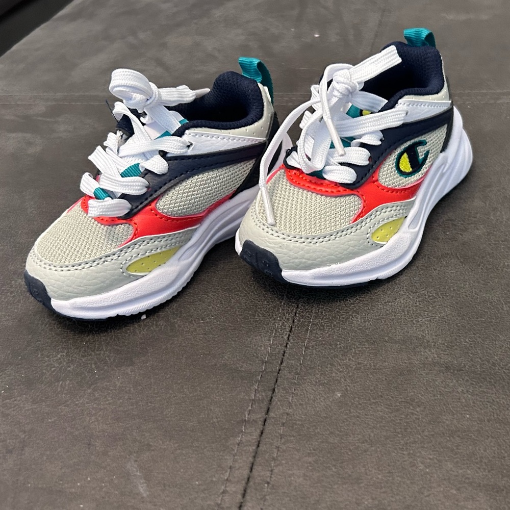 Champion Kids' Sneakers with Red and Yellow Highlights